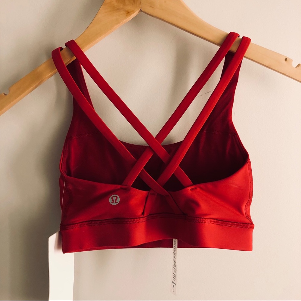 NEW Lululemon Red Energy Bra